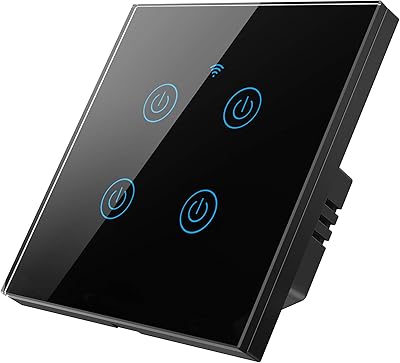 Intelligent lighting black lighting switch WiFi tactile tactile switch Supported switch.. DIAYTAR NIGERIA: Where shopping meets satisfaction with affordable prices and prompt delivery services.