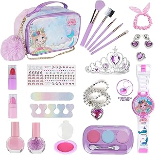Ikam 22 pieces set of makeup for girls, children's makeup sets, non -toxic princess makeup bag, set of non -toxic cosmetics, Christmas birthday gift.. Unlock endless possibilities with DIAYTAR NIGERIA's affordable marketplace and reliable delivery service.