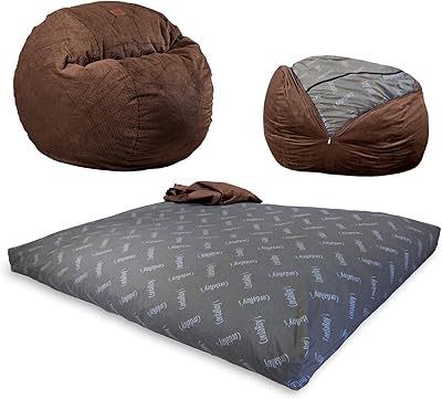 Chanel pear chair convertible into cordaroise that folds from the pouf in bed, as we see in Shark Tank, Espresso - Full Size.. Explore limitless products on DIAYTAR Nigeria — at the lowest prices.