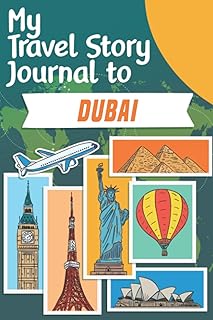 Travel Journal in Dubai: Personalized travel book in Dubai / Daily planner with notes pages / Gift Souvenir Book for your trip (6x9) 120 pages.. Quick delivery. Quality products. Great deals. That’s DIAYTAR Nigeria.