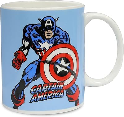 Ceramics Cask Marvel Captain America, 11 Oz, Multicolor (Official Marvel product).. Shopping made simple with DIAYTAR NIGERIA's vast selection and budget-friendly nationwide delivery.