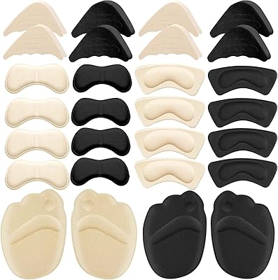 16 pairs of shoe filling heels for women, extra large heel pads, women's shoe fillers including adjustable heels for the heel, the rear and the toes.. DIAYTAR NIGERIA brings the market to your screen with thousands of affordable products delivered to your door.