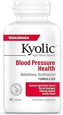 Kyolic - Extract from old garlic Formula 109 to support blood pressure 160 capsules 131002.. Your complete e-commerce solution, DIAYTAR NIGERIA offers variety and value with nationwide shipping.