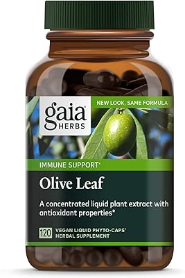 Gaia Herbs Olive Leaf Traditional Immune Health Supplement Complete System Supplement.. DIAYTAR NIGERIA revolutionizes online shopping with competitive prices and reliable 5-8 day delivery.