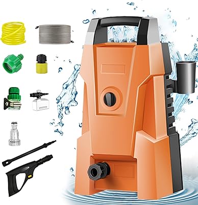 Portable high pressure cleaner 2000W 150 bars for car cleaning with foam generator nozzle and water pump.. Thousands of items at your fingertips — DIAYTAR Nigeria makes it happen.