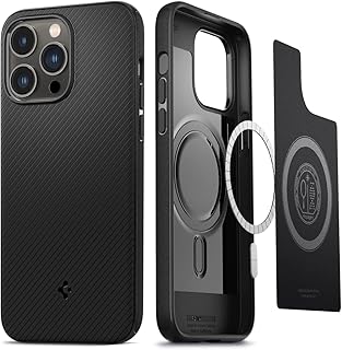 Spigen Mag Armor shell (Mag Fit) Compatible with Magsafe designed for iPhone 14 Pro Max (2022) - Mat black.. Get everything you need without leaving your home. DIAYTAR Nigeria offers a seamless shopping experience and delivers your orders quickly and reliably.