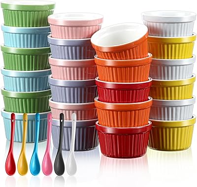 Set of 48 soufflé bowls and tablespoons, comprising 24 7 ounces in the oven with 24 -ounces with 24 dessert and ceramic cream cream, matching colors.. Shop confidently with Nigeria's most trusted e-commerce platform, offering swift and affordable delivery.
