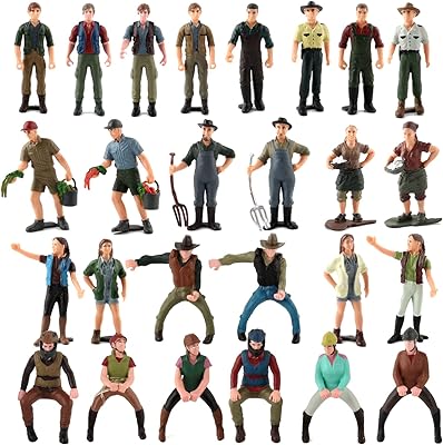 26 realistic miniature figurines of hand -painted farmers, plastic farm figurines for birthday gifts.. Your ultimate shopping destination, DIAYTAR NIGERIA combines extensive selection with affordable shipping.