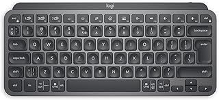 Mini wireless keyboard MX Compact with lit metal body with Bluetooth, backlight and USB-C port, compatible with Apple Mac OS Sierra, iOS, Windows, Linux and Android of Logitech, Color Graphite.. DIAYTAR Nigeria: trusted by thousands for fast, reliable delivery.