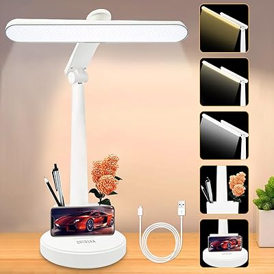 Desktop lamp, computer/desktop table lamp, 3 brightness adjustment modes, children's desktops, house, desk, rotating desk lamps with a shot.. DIAYTAR NIGERIA revolutionizes online retail with our vast selection and cost-effective delivery options.