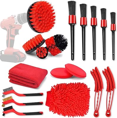 Set of 18-room car cleaning tools with brush and self-driller game to clean.. DIAYTAR NIGERIA: Bringing quality products to every Nigerian home at prices everyone can afford.