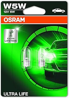 OSRAM Ultra LIFE W5W halogen lamp, 2825ult-02b, 12 volt license plate lamp, pack of 2 packages of 2.. DIAYTAR NIGERIA: Where affordable online shopping meets reliable delivery across Nigeria.