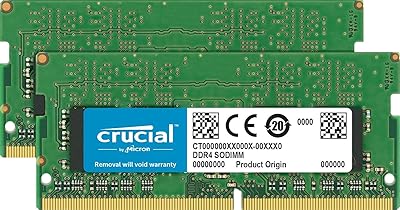 Kit Crucial Memory 32 GB (16 GOX2) DDR4 2666 MT/S (PC4-21300) CL19 DR X8 SODIMM 260 PINKS FOR MAC - CT2K16G4S266M.. DIAYTAR NIGERIA: Where shopping meets satisfaction with affordable prices and reliable 5-8 day shipping.