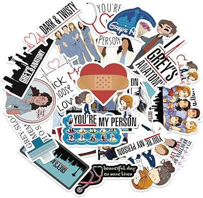 Grey's Anatomy TV Show Funny Autocollants 50 Water Bottles Water Bottles Cars Cars Cell Laptop Cute Sticker Waterproof Aesthetic Fashion Stickers For Adolescents Girls Boys.. DIAYTAR NIGERIA: Your one-stop e-commerce destination with affordable prices and nationwide delivery in 5-8 days.