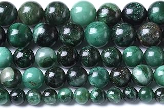 6mm 60 Pieces of precious stones from mica emerald natural emerald for the manufacture of jewelry bracelet to tinkering yourself crystal energy healing power.. Your favorite brands are just a click away on DIAYTAR Nigeria.