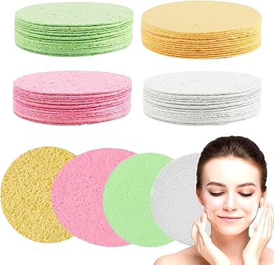 Compressed facial sponges 4 colors to clean and exfoliate cellulose for makeup removal.. DIAYTAR NIGERIA delivers more than expected with our extensive catalog and 5-8 day delivery service.