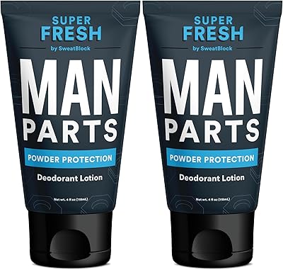 Super Fresh | Men's Ball Deodorant - Powder protection | prevents sticky parts and smells | without talc, parabens or aluminum. | Powder lotion, fast drying formula | 118 ml tube | Package of 2.. Get the deals you love and the delivery speed you need at DIAYTAR Nigeria.