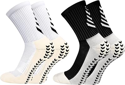 2 pairs of non-slip football socks for men, running sports socks, football, basketball, mid-mollet, sports towel.. Everything you need is on DIAYTAR Nigeria — just a click away.
