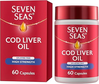 High resistance cod oil Seven Seas with omega 3 vitamins and DY 120 capsules vitamins.. Shop with confidence at DIAYTAR NIGERIA, enjoying competitive prices and delivery within 8 days.