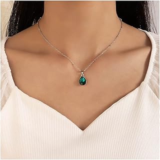 Enilbran Boho water necklace collar in the shape of a stone tears.. DIAYTAR NIGERIA makes online shopping accessible to all with budget-friendly prices and reliable delivery.