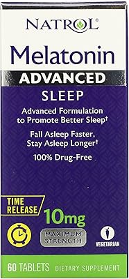 Natrol Mélatonine Advanced Sleep (10 mg, 60 tablets).. Experience the DIAYTAR difference with our vast product selection and delivery within 5-8 days.