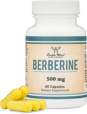 Double Wood Supplements Berberian food supplement 500 mg, 60 capsules (tested by a third party, manufactured in the United States) Ampk Tonic - Berberine HLC plus for cardiovascular health.. DIAYTAR NIGERIA: Where quality meets affordability, with thousands of products delivered in less than 8 days.