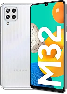 Samsung Galaxy M32 Samsung smartphone without sim, Android 6.4 inch, 6 GB of RAM, 128 GB of memory, white [British version].. Enjoy the simplicity of shopping with DIAYTAR NIGERIA, offering vast choices delivered in just 5-8 days.