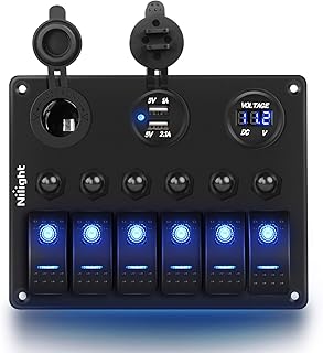 6 -pin switch switch 5 with digital voltmeter.. Say hello to Nigeria’s fastest-growing e-commerce site — DIAYTAR Nigeria.