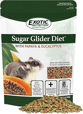 Dietary food for Exotic nutrition flying squirrel with extract from papaya and eucalyptus, 2 lbs.. Experience hassle-free shopping with DIAYTAR NIGERIA's user-friendly platform and prompt delivery service.
