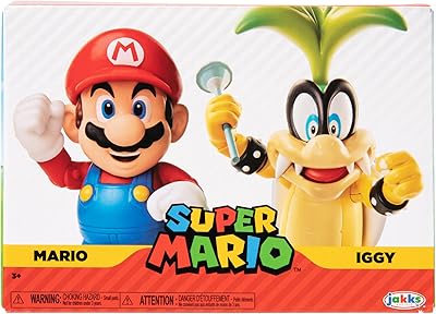 Collection of Nintendo Super Mario 4 inch figurines against Iggy.. Shop without boundaries at DIAYTAR NIGERIA, offering affordable products with convenient delivery times.