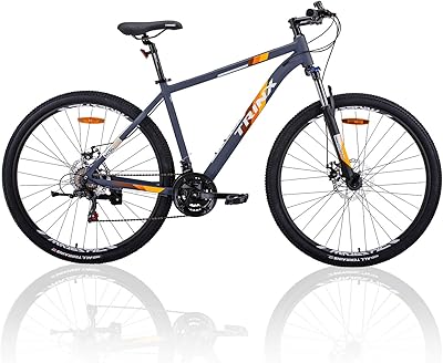 Trinx M136 PRO 29 inch VTT bike 21 speeds (gray-orange) 100% assembled.. DIAYTAR NIGERIA: Transforming how Nigerians shop with our vast selection and nationwide delivery.