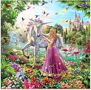 Princess and unicorn pattern 5D DIY Resin Diamond Decoration Decoration Kit DIY.. Looking for a deal? DIAYTAR Nigeria has thousands waiting for you.