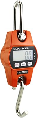 MINI BALANCE with 300 kg automated digital crane with LED light (plastic shell, orange).. Your one-click solution to affordable shopping, DIAYTAR NIGERIA delivers quality products nationwide.