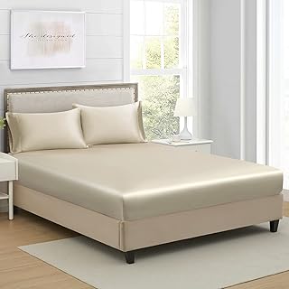 Drap-housing in silk satin for King size bed, soft sheets with deep pocket sold separately, without folds, does not discolour, breathable, entirely elastic (King size, dark gray).. DIAYTAR NIGERIA: Where value shopping meets reliable 5-8 day delivery across the nation.