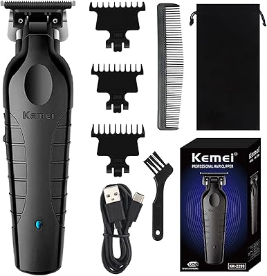 Kemei Professional Wireless Haircut Manager for Men, electric beard mower, barber's haircut kit, T-coat mower with T-blade without gap for men, km-2299.. DIAYTAR NIGERIA: Where affordability meets variety, with thousands of products delivered in less than 8 days.