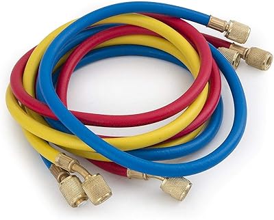 Red, yellow and blue loading hose with 3 feet for gas R12 and R22.. Browse endless categories on DIAYTAR Nigeria — your items delivered in just days.