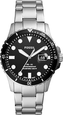 Fossil quartz watch for men, analog display and stainless steel bracelet, FS5652 model, silver.. DIAYTAR NIGERIA: Your partner in affordable online retail with reliable delivery across the nation.