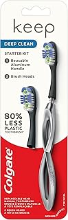 Manual toothbrush Colgate Keep Soft For Adult with 2 Deep Clean brush heads, silver.. DIAYTAR NIGERIA: Where shopping is easy, prices are low, and delivery is just days away.