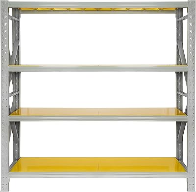 Robust 4 -level storage rack KHYRA - Warehouse shelves - Garage shelves - Storage support - Storage shelf - Storage shelves and shelves organizer - shelves organizer.. Shop with confidence at Nigeria's leading affordable e-commerce platform with reliable delivery services.