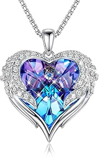 Necklace with angel wings in the shape of a heart for women gifts.. Love deals? DIAYTAR Nigeria has you covered with low prices and fast delivery.