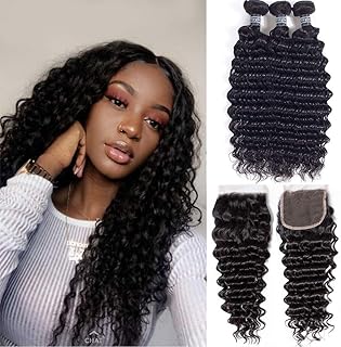 3 packets of non -transformed virgin human human hair, deep wave 8a, 100% natural color 18 20 22 + 16.. Shop across boundaries with DIAYTAR NIGERIA's comprehensive platform and budget-friendly delivery.