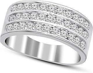 100% natural diamond ring for women 1 Carat of natural diamond 10K, 10K white gold jewelry gift (GH color) (use the coupon to get jewelry gifts with an additional 10% reduction for women).. Shop smart, shop DIAYTAR - Nigeria's most affordable e-commerce platform with nationwide delivery.