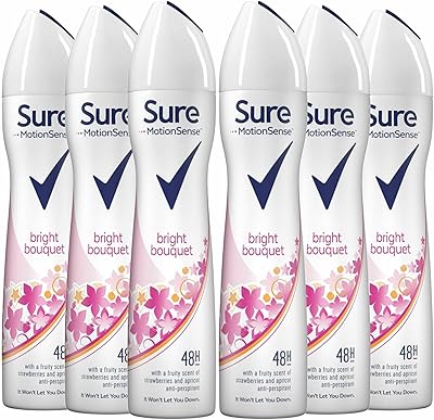 Deodorant and Deodorant Sure Bouquet For Women 250 ml (pack of 6).. Nigeria's fastest-growing e-commerce site offers unbeatable prices and delivery within 8 days.