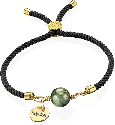 Segolia cat eye bracelet - 10 mm stone jewelry, gold plated brass accents, adjustable, brass, precious stones.. E-commerce made for Nigeria — fast delivery and low prices at DIAYTAR.