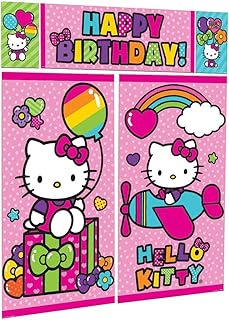 AMSCAN HELLO KITTY STORE OF MART-EN-CIEL Wall Decoration, 5 pieces, L159 cm x W 149 cm, Multicolor.. Explore fashion, tech, home goods, and more on DIAYTAR Nigeria — always affordable, always fast.
