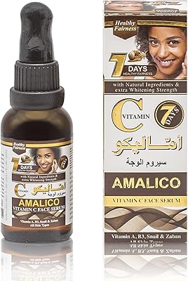 Amalico Vitamin C face serum | 30 ml | Vitamins C, A, B3, snail and butter | additional whitening power.. DIAYTAR NIGERIA makes online shopping accessible with our budget-friendly prices and reliable shipping.