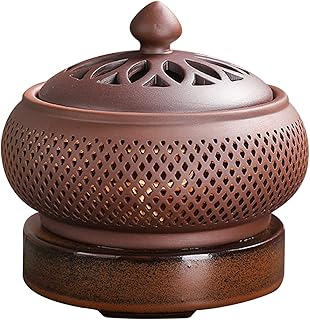 Electric ceramic incense burner with adjustable temperature control, used for purification of indoor air, meditation and decoration of the house (Type 1).. Experience shopping satisfaction with DIAYTAR NIGERIA's vast selection and nationwide delivery service.