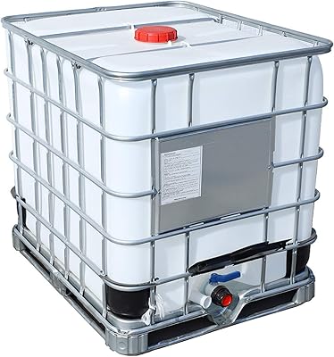 ABC 1,000 L emergency water tank with iron frame and support for the storage of water and chemicals for the outside, the garden and the irrigation (white).. DIAYTAR NIGERIA: Nigeria's answer to affordable online shopping with reliable 5-8 day delivery guarantee.