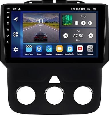 Stereo 9 inch stereo car radio for Dodge RAM 2013-2018 1500 2500 3500, Android touch screen Apple Carplay Android Android Auto DSP IPS Bluetooth GPS Navigation (2 + 32 GB).. DIAYTAR NIGERIA: Bridging the gap between consumers and quality products with affordable nationwide shipping.
