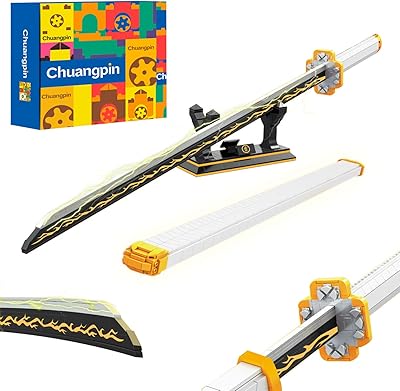 Shuangben Demon Slayer Zenitsu Sword Construction Kit for Adults Cosplay Agatsuma Swords (Thunder Sword).. Your ideal shopping partner, DIAYTAR NIGERIA offers extensive variety with reliable nationwide shipping.